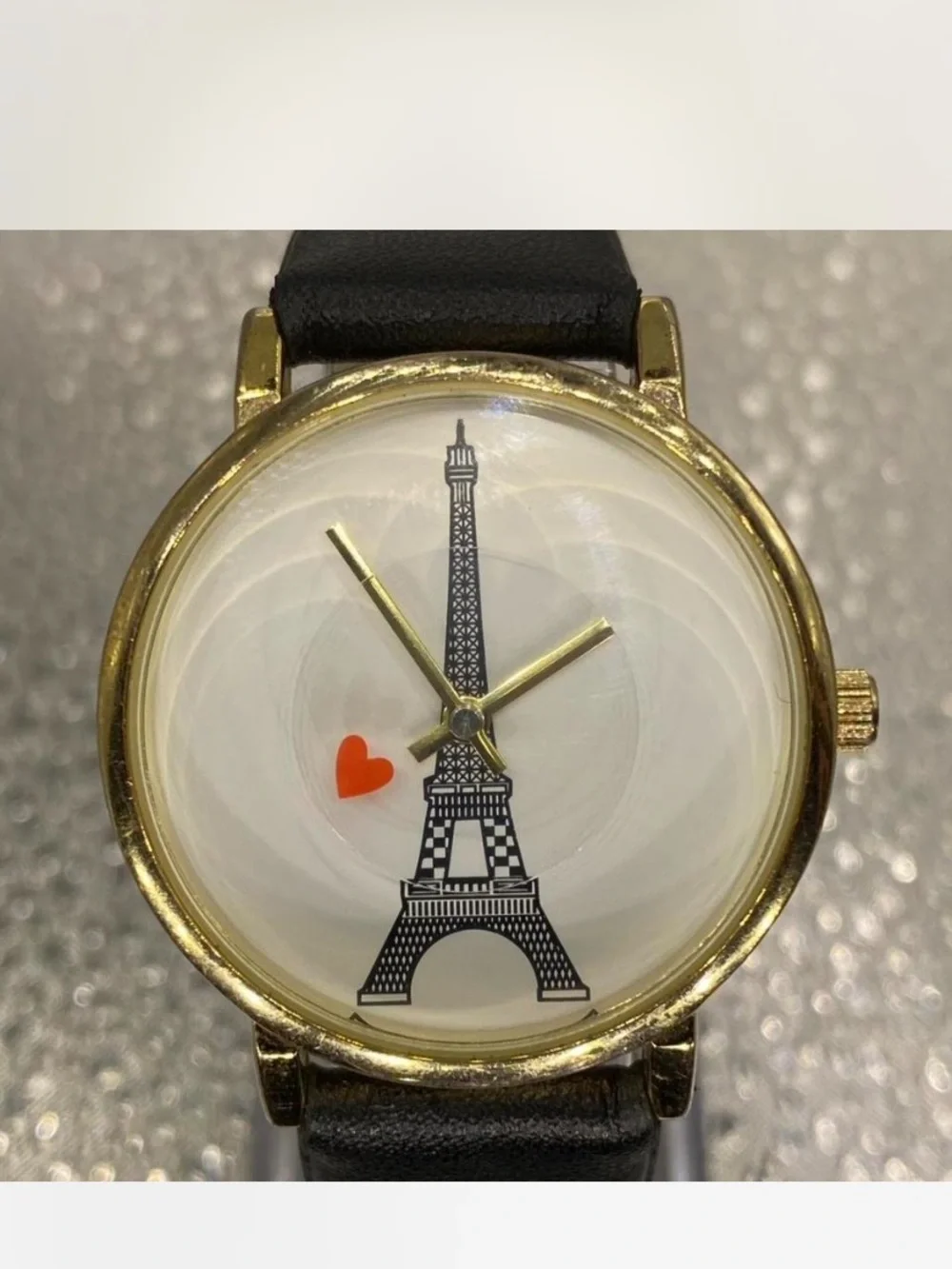 Charming Charlie *** Eiffel Tower “ Rotating Heart ♥️ “ ladies watch ^^^